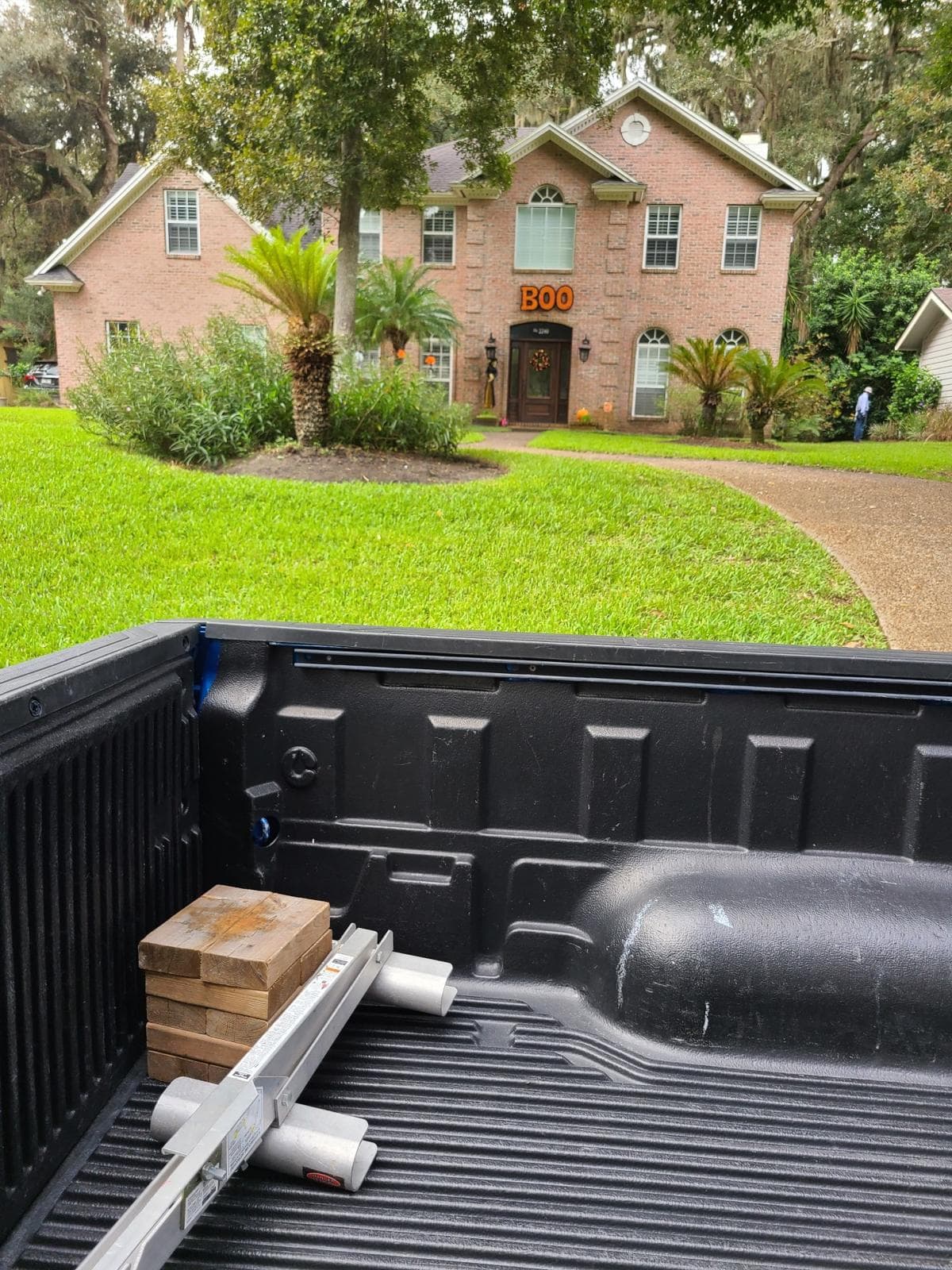 House before exterior painting