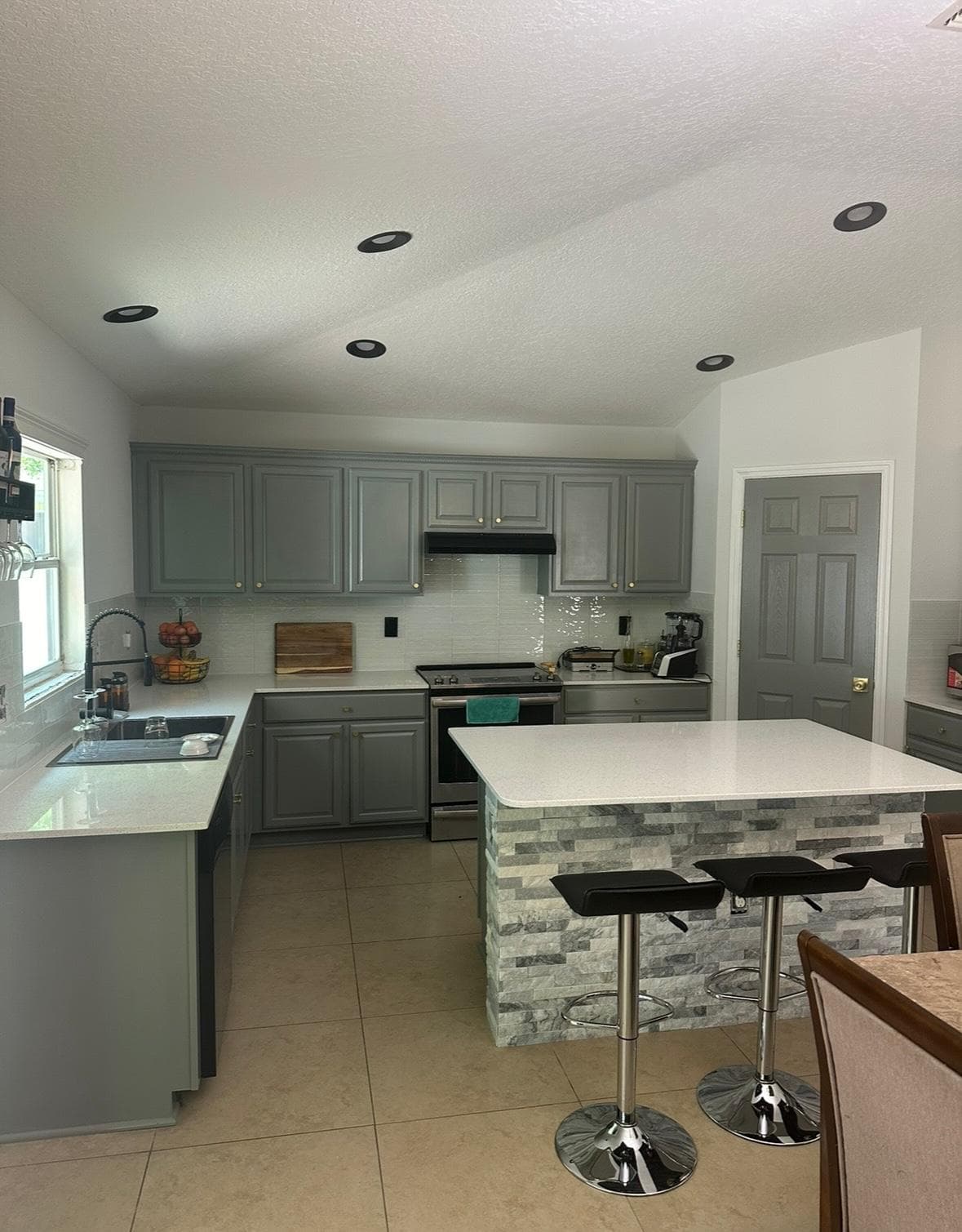 Gray Kitchen Remodel
